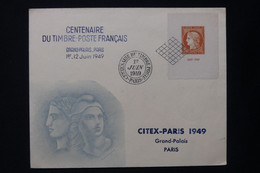FRANCE - Enveloppe FDC En 1949 - Citex - L 83233 - ....-1949