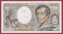 200 Francs "Montesquieu" 1992------ALPH .L.108-----DANS L ETAT - 200 F 1981-1994 ''Montesquieu''