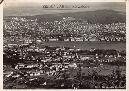 Suisse Zurich Zürich Vom Uetliberg  Million Einwohner    Barry 7138 - ZH Zurich
