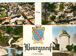 Dép 23 - Bourganeuf - Multivues - Semi Moderne Grand Format - état - Bourganeuf