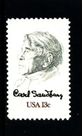 UNITED STATES/USA - 1978  CARL SANDBURG  MINT NH - Ongebruikt