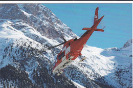 Delcampe - AugustaWestland AW109SP Da Vinci Startet Vom Scuol - Hubschrauber