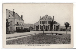 37-BEAUMONT-LE-ROGER- LA  GARE  N981 - Beaumont-le-Roger