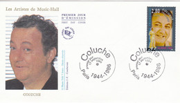 FDC 17/09/1994: COLUCHE - Les Artistes De Music-Hall - 1990-1999