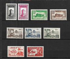 Fezzan 1949    Cat Yt N° 43 à 51   N** MNH - Unused Stamps