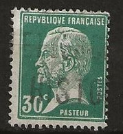 Pasteur 30 Centimes Vert -1923 - Yt 174 - Oblitérés