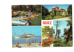 Cpm - 74 - SCIEZ - Le Domaine De Coudree Et Le Lac Léman - 1973 - Cellard E 10176 - Bateau Tour - Sciez