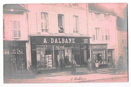 JUSSEY (70) Carte Photo Grande Rue Devantures De Commerces - Sonstige & Ohne Zuordnung