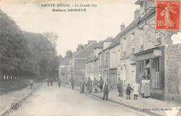 Sainte-Mesme       78      La Grande Rue.    Maison Rebiffé . Hôtel Meublé   .   - Déchirure  -   (voir Scan) - Sonstige & Ohne Zuordnung