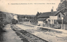 St Nom La Bretèche          78          Intérieur De La Gare. Forêt De Marly     (voir Scan) - St. Nom La Breteche