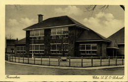 Nederland, FRANEKER, Christelijke U.L.O.-School (1940s) Ansichtkaart - Franeker