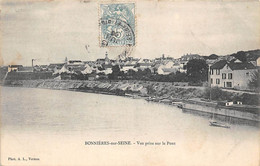 Bonnières Sur Seine         78          Vue Prise Du Pont               (voir Scan) - Bonnieres Sur Seine