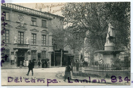 -  SALON - ( Bouches Du Rhône ) - Adam De Craponne, épaisse, Cliché Peu Courant, Hôtel De Ville, écrite, TTBE, Scans. - Salon De Provence