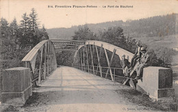 Frontière Franco-Suisse Le Pont De Biaufond - La Chaux-de-Fonds - Sonstige & Ohne Zuordnung