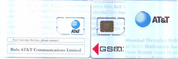 USA GSM Card  : USA01 12 PIC AT+T Logo/Birla AT+T... MINT - [2] Tarjetas Con Chip