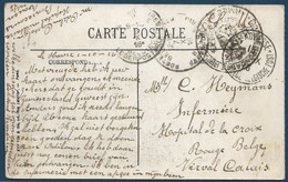 Belgique Carte Du Havre Dateur Ste Adresse + Postes Militaires Belges X2 + Cachet Correspondance Privée /Armée Belge - Belgische Armee