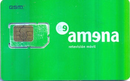 SPAIN GSM Card  : SPA51B 27 PIC AMENA Green / With Nr 658677959 (sratches) USED - Airtel