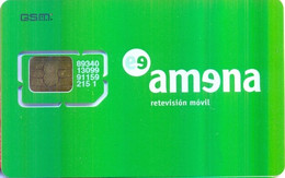 SPAIN GSM Card  : SPA51A 27 PIC AMENA Green / With (DOS) On Reverse MINT - Airtel