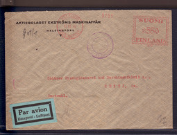 Lettre Par Avion ʘ EMA Helsinki 11.11.1940 ->Zeitz Eisengiesserei- Zensur/Censure De Berlin B +Finlandaise - Briefe U. Dokumente
