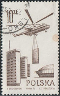 Pologne 1976 Poste Aérienne Yv. N°56 - Hélicoptère De Transport MI-6 - Oblitéré - Gebruikt