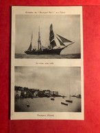 CARTE POSTALE-CROISIÈRE DU POURQUOI PAS AUX FÉROÉ- "EN ROUTE SOUS VOILE" ET "THORSAVN" - Islas Feroe