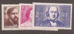 France - Y&T N° 462/463** - Au Profit Des Chômeurs Intellectuelles - Unused Stamps
