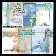 SEYCHELLES  P-36b  10 RUPEES  ND (1998-2013)  UNC  NEUF  SIN CIRCULAR - Seychelles