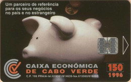 CABOVERDE : CBV12 150 Caixa Economica De CaboVerde Pig USED - Kaapverdische Eilanden