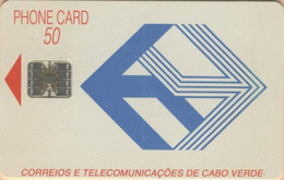 CABOVERDE : CBV06 50 Chipcard Blue+red  (CTT) USED - Capo Verde