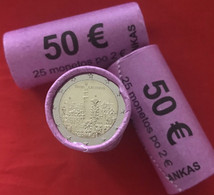 WHOLESALE (1 Roll = 25 Coins): Lithuania 2 Euro 2020 "Hill Of Crosses" UNC - Litauen
