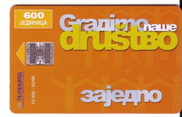 BANJALUKA : 10 600u Drustbo (tolerantia)06/98 USED - Bosnie