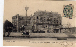 Arcachon Le Grand Hotel Vu De La Plage - Arcachon