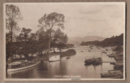 CPA ECOSSE - BALLOCH - River Leven - TB PLAN Cours D'eau Bâteaux Barques Pontons - Dunbartonshire