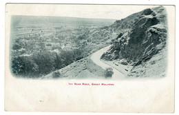 Ref 1433 -  1904 Postcard - Ivy Scar Rock - Great Malvern - Good Malvern Duplex Postmark - Altri & Non Classificati