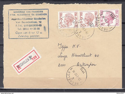 Aangetekende Brief Van Mechelen 3 Naar Antwerpen - 1970-1980 Elström