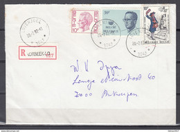 Aangetekende Brief Van Lovenjoel (sterstempel) Naar Antwerpen - 1970-1980 Elström