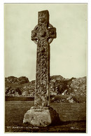 Ref 1436 - Early Real Photo Photo Postcard - St Martins Cross - Island Of Iona Scotland - Argyllshire