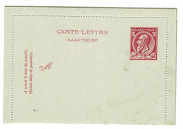 Ref 1436 - Early Belgium 10c Mint Letter Card - Carte-Lettere