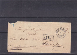 Finlande - Lettre De 1870 - Oblit Borga - Exp Vers Helsingfors - Cachet ANK - Covers & Documents