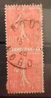 France/French Stamp 1924-32  N°199  C Cassé Tenant à Normal  Oblitéré TB - Oblitérés