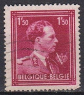 Belgio, 1936/56 - 1,50f King Leopold III - Nr.286 Usato° - 1934-1935 Leopold III