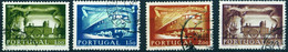 PORTUGAL 1956 Michel-# 850-53 " Eisenbahn -Satz Kpl"  Michel 6 € - Sonstige & Ohne Zuordnung