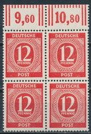 Zone A.A.S. - Série Courante YT 10 ** Bdf Bloc De 4 / Freimarken 919 ** W OR 4er Block - Mint