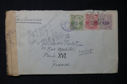 JAPON - Enveloppe De Tokyo Pour La France Avec Contrôle Postal Militaire, Période 1914/18 - L 83411 - Lettres & Documents