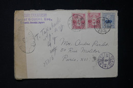 JAPON - Enveloppe De Sendai Pour La France Via Tokyo En 1916 Avec Contrôle Postal - L 83421 - Briefe U. Dokumente