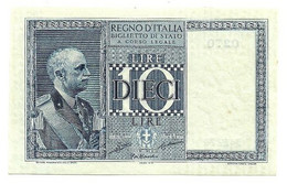 Italia - 10 Lire 1935 Dittatura Grassi     ---- - Italia – 10 Lire