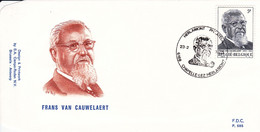 B01-247 Bel 1965 FDC P585 Ministre D' Etat Frans Van Cauwelaert 23-02-1980 6168 Chapelle Lez Herlaimont - 1981-1990