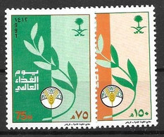 Saudi Arabia  Complete Set Mnh ** 1991 4 Euros - Saudi Arabia