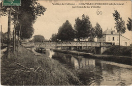 CPA CHATEAU-PORCIEN - Le Pont De La Villette (135299) - Chateau Porcien