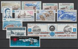 TAAF Année Complète 1982 95-100 Et PA 71-74,77A,78 ** MNH - Años Completos